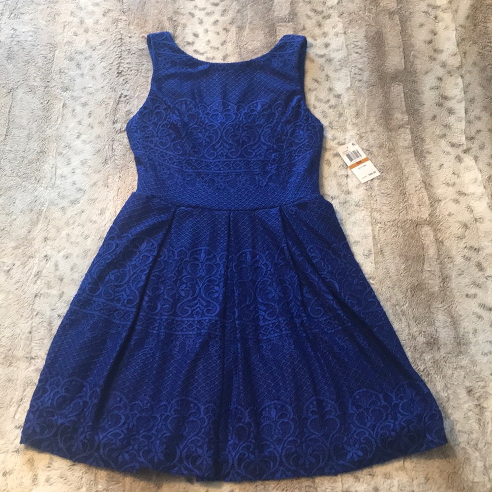 NWT Royal Blue Midi Dress